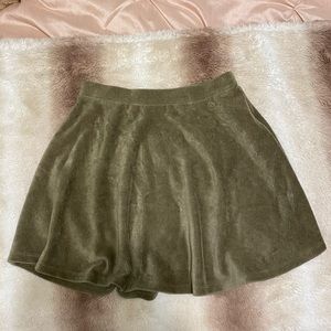 Cute suede for ever 21 skirt!!